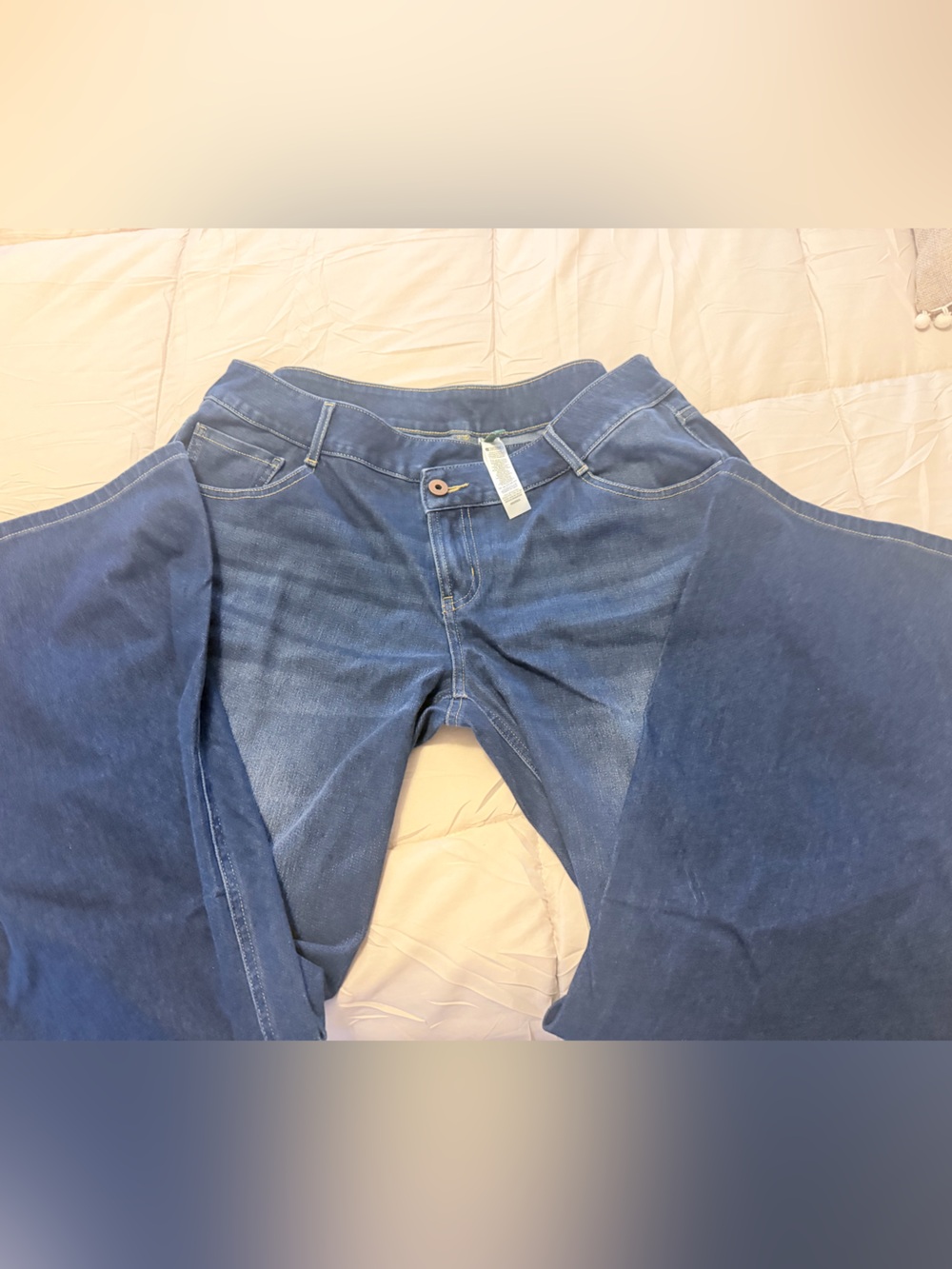HALARA Dark Blue Flare Stretch Jeans size Large